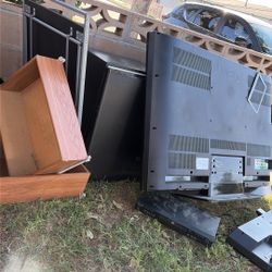 Free Mini Fridge, But You Gotta Help Me Get All Of This Stuff Out Of Here