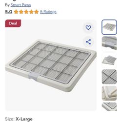 Smart Paws Dog Potty Training Toilet, X-Large