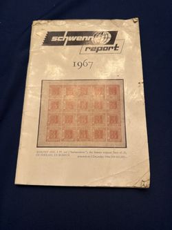 Vintage 1967 Schwenn Report – Stamp Collectors Reference Book