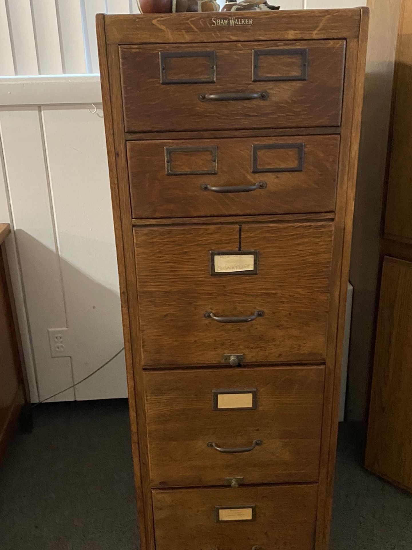 Antique File Cabinet