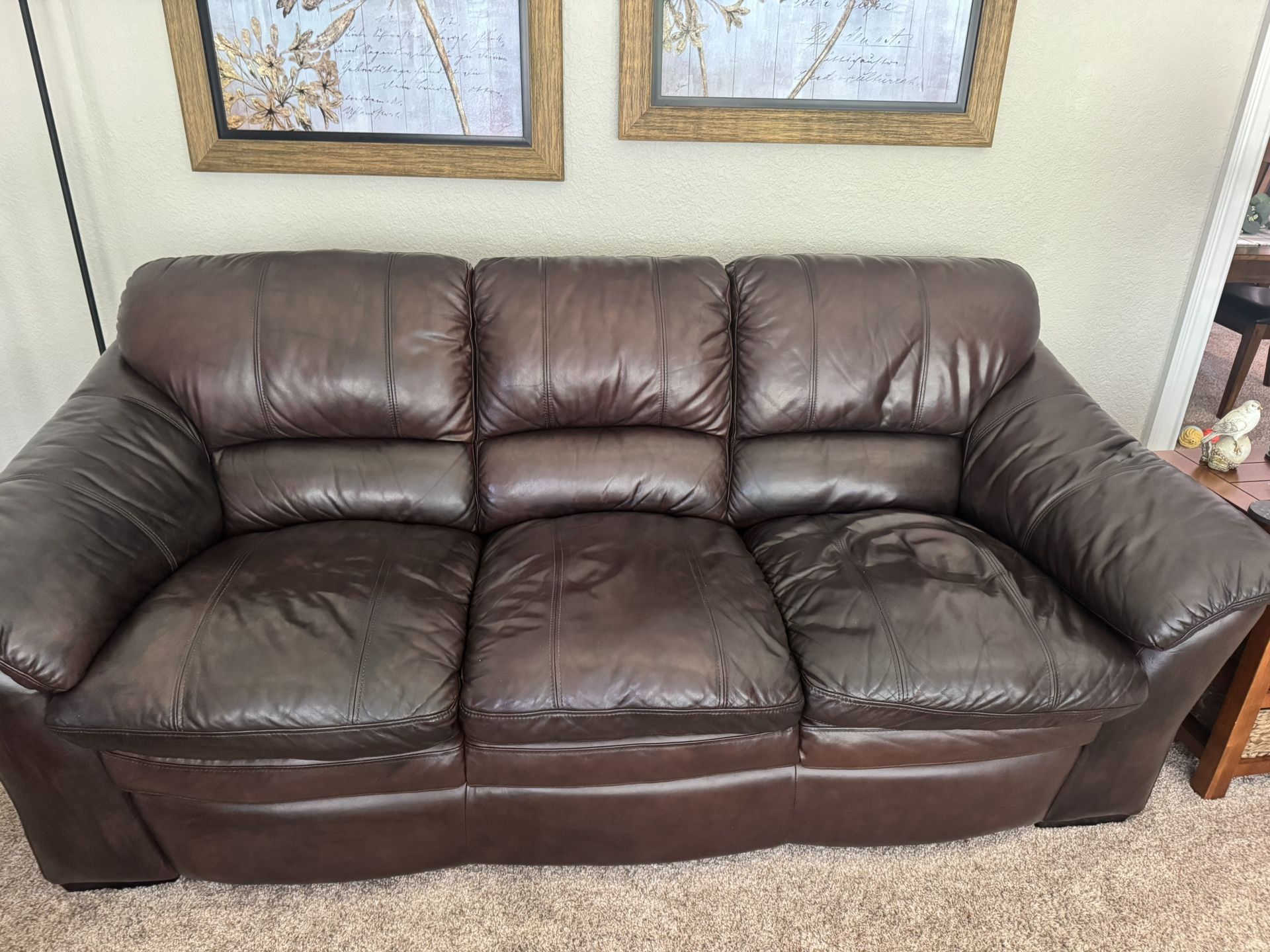 Leather Couch