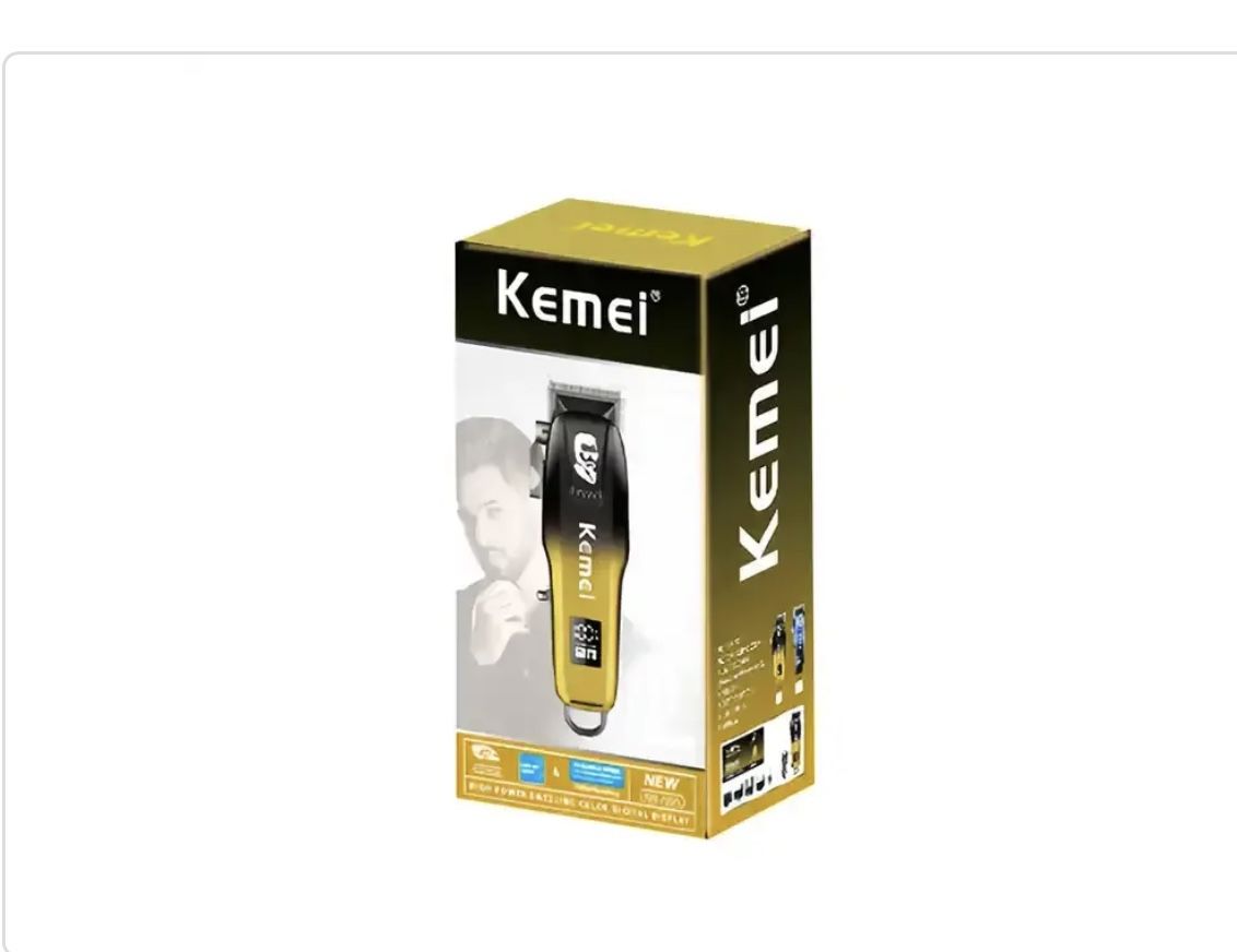 KEMEI Mens Hair Clipper Cord Cordless Clippers Hair Trimmer Beard Professional Haircut Kit