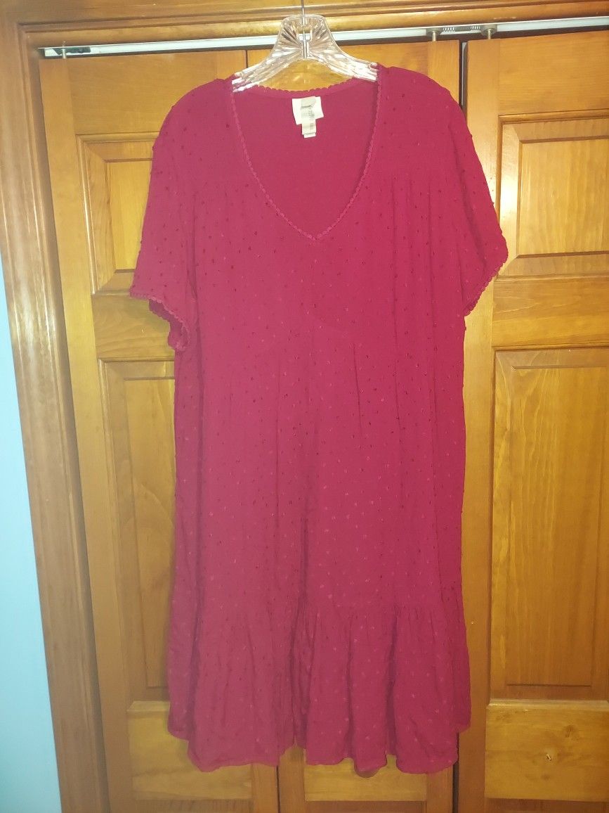 WOMENS LARGE KNOX ROSE DRESS