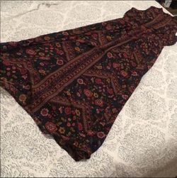 Exhilaration halter top mock turtleneck maxi dress size Medium