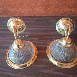 Brass Lamp Set
