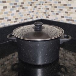 Casserole Black Marble W/ LID 