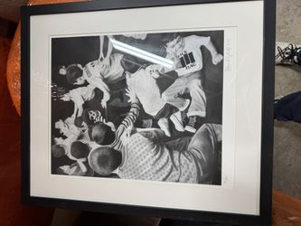 David Lyle original print “punks not dead. “