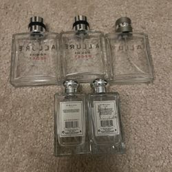 Empty Cologne/Perfume Bottles