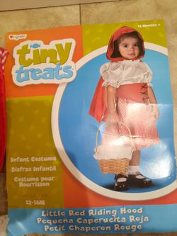 Baby Girls Red Riding Hood Halloween Costume