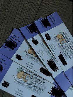 4 OC fair tickets