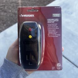 Husky Portable Gfci Safety Outlet Adapter