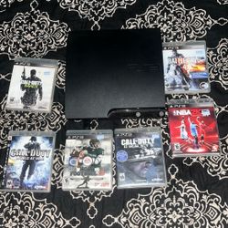 PS3+ Remote+ 6 Games And MOREEEE!!!