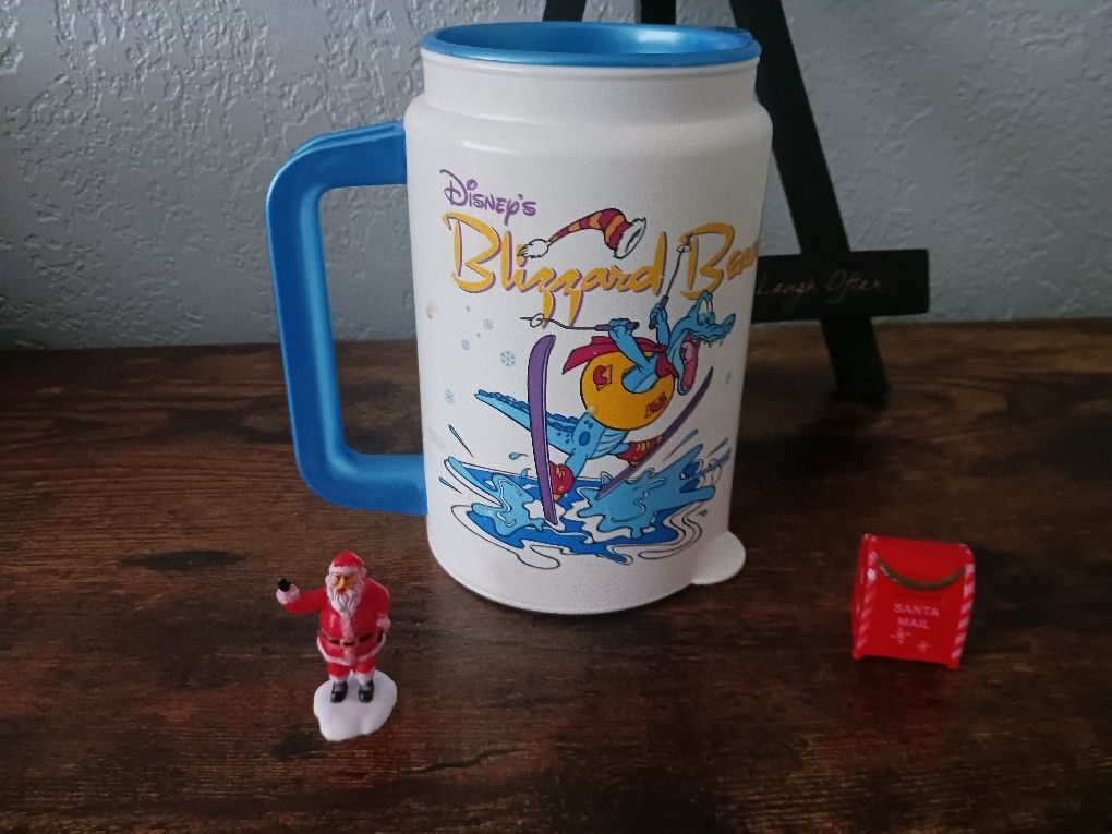 Vintage Disney Blizzard Beach Water Park Souvenir Mug Refillable Drinks Cup