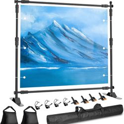Adjustable Photo Backdrop Banner Stand