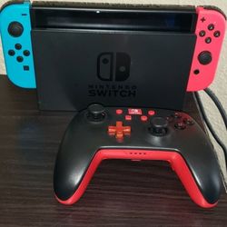 Nintendo Switch, Mario Brothers U Deluxe, 1 Pro controller