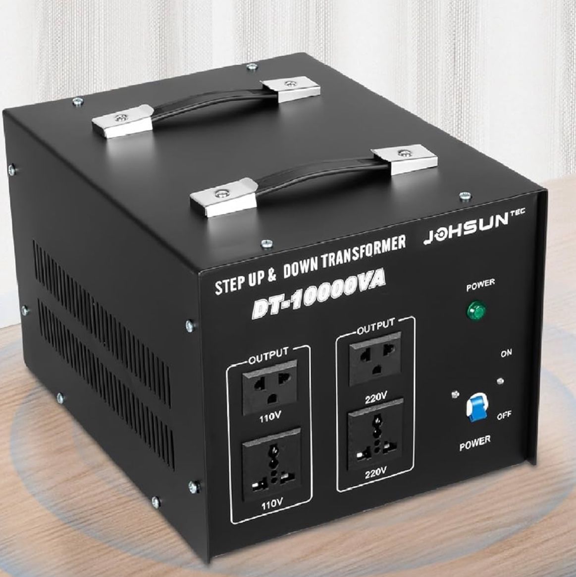 8000W/10000W Voltage Converter Transformer Step Up/Down 110V/220V Heavy Duty Transformer Power Converter Automatic Voltage Regulator Voltage Converter