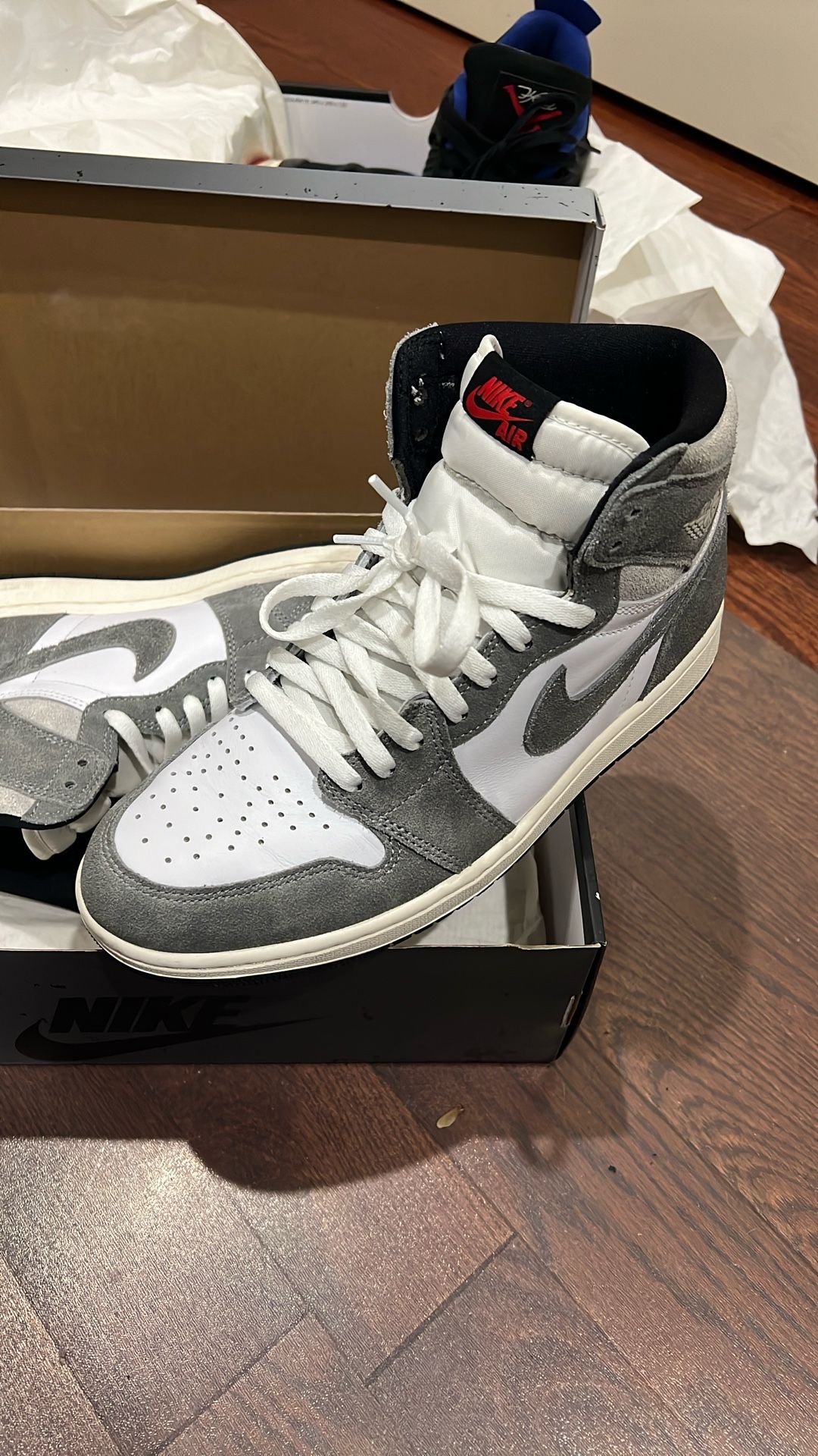 Jordan 1 High OG Washed Grey Size 10