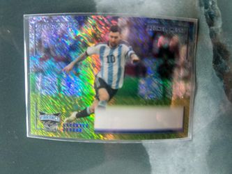 2024 Leaf Vibrance Unsigned Proof Lionel Messi 1/1 SEE PICS!! Very Very Rare
