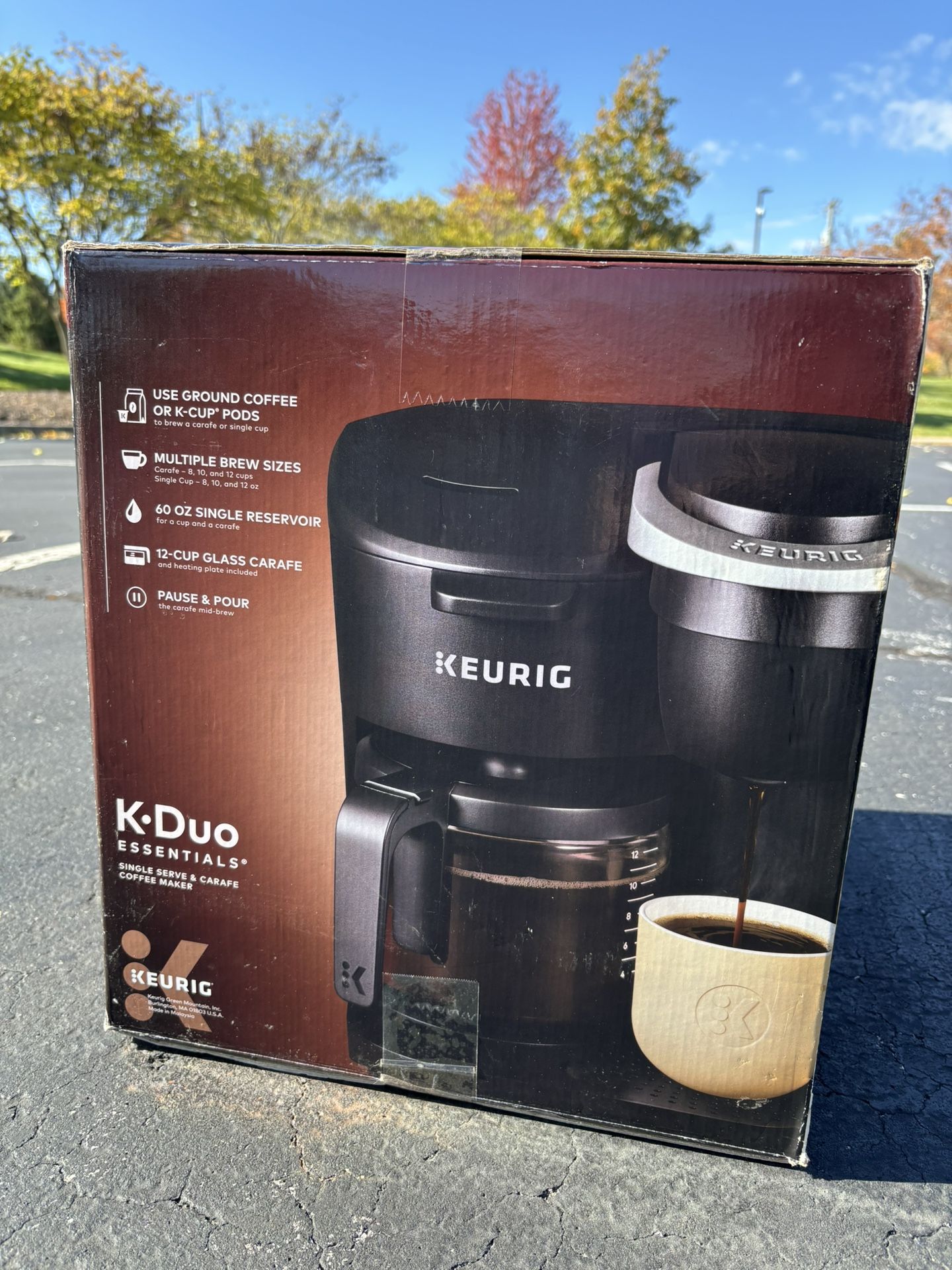 NEW Keurig K-Duo Essentials Coffee Maker – Never Used (Box Damage)