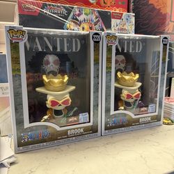 Funko Pop One Piece Wanted Poster Brook #2220 - TargetCon Exclusive
