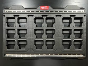 Milwaukee 20 in. x 30.75 in. Wall Plate in Black