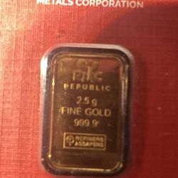 2,5g gold bar 999c