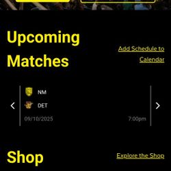 United Game tonight 4 Club Seats