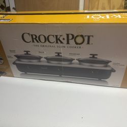 Crock Pot Slow Cooker ( 3 crock) 