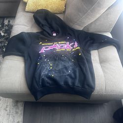 Sp5der P*nk Hoodie 'Black' (Throw A Price!)