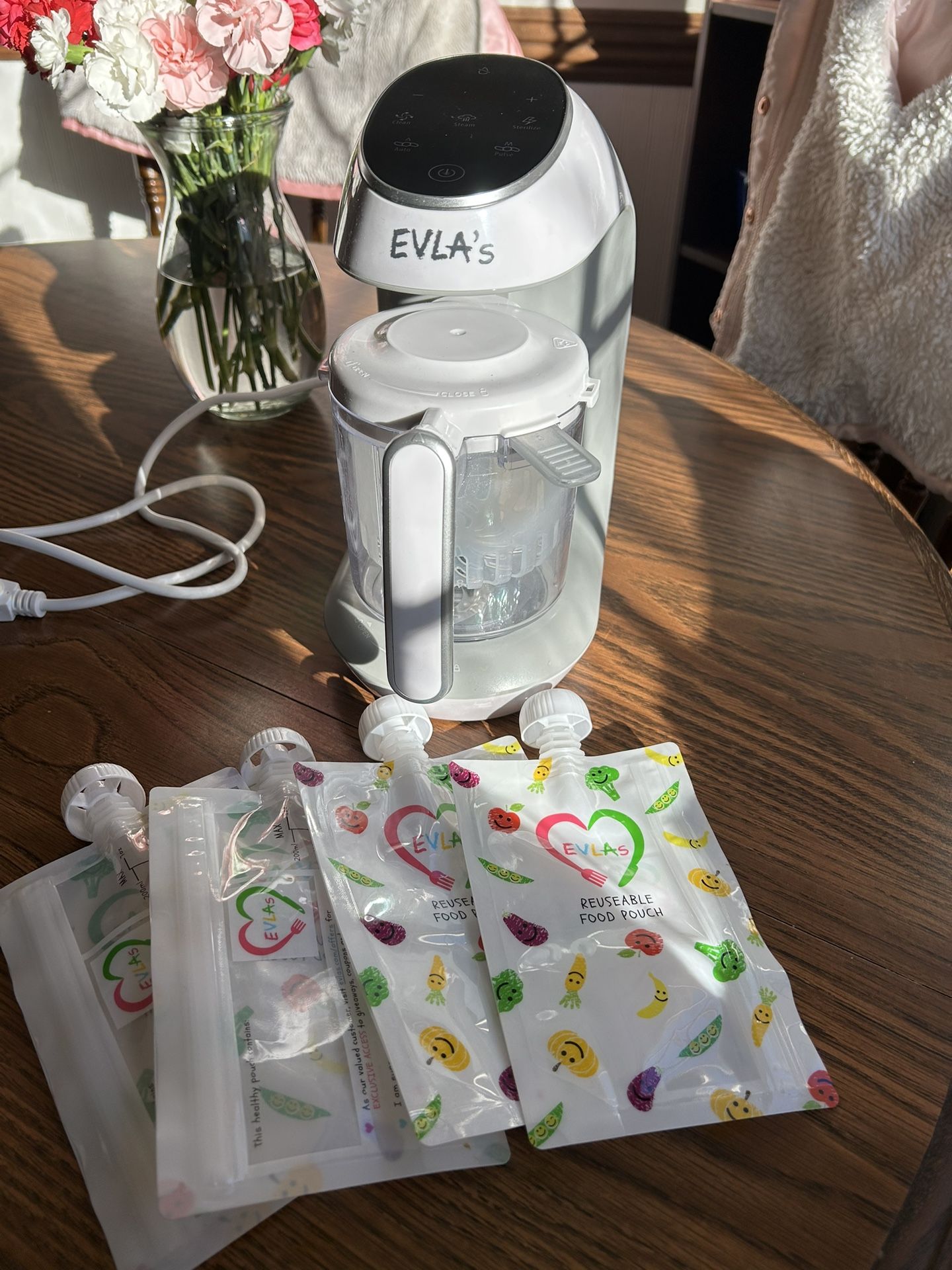 Evla’s Baby Food Steamer/Blender