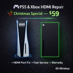 HDMI Port Repair PS5/Xbox - 50% Off Christmas Special