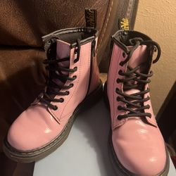 Pink Dr. Martens Girls Size 1 Boots