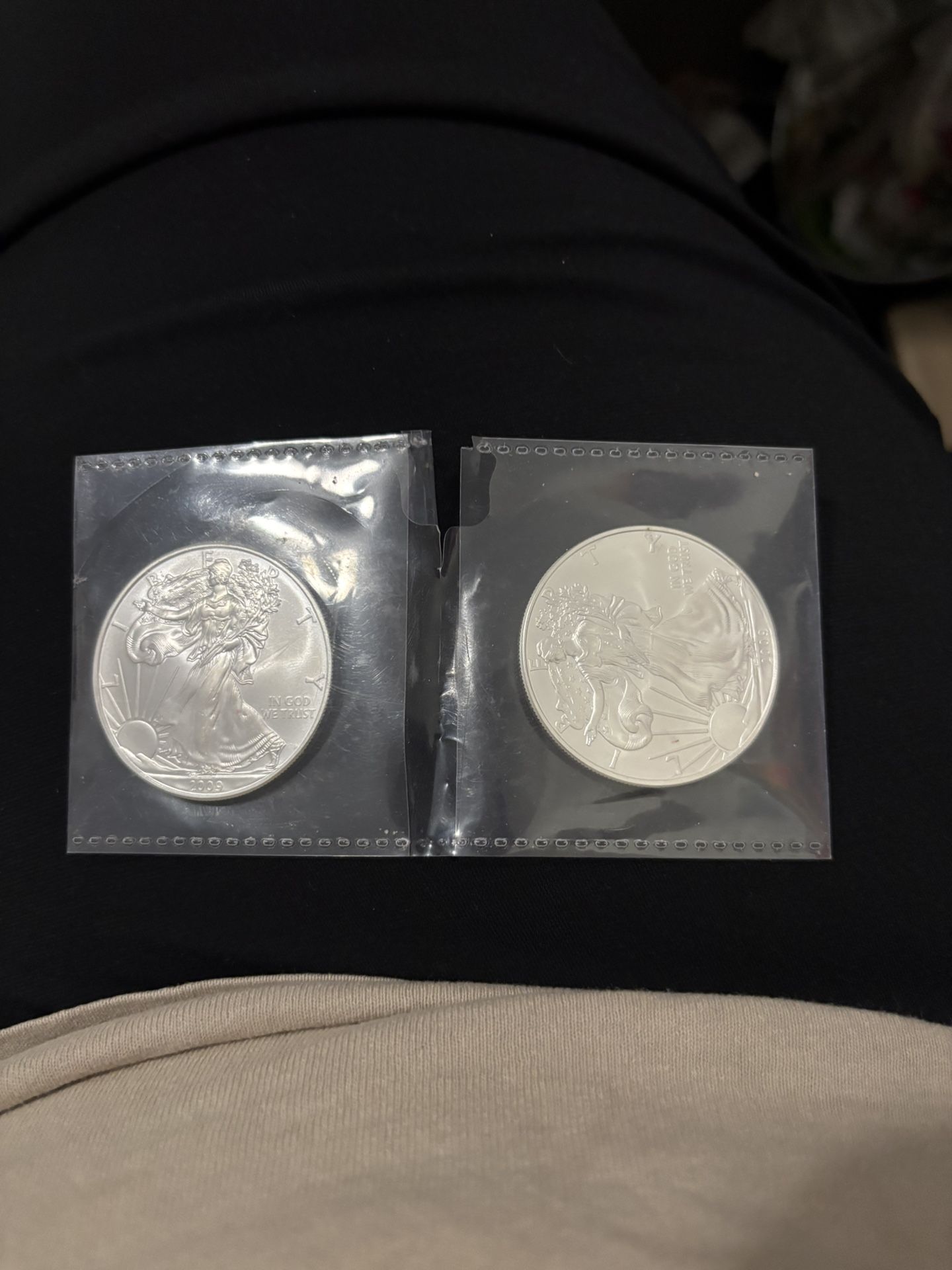 2 Real 1 Oz Silver One Dollar Coins