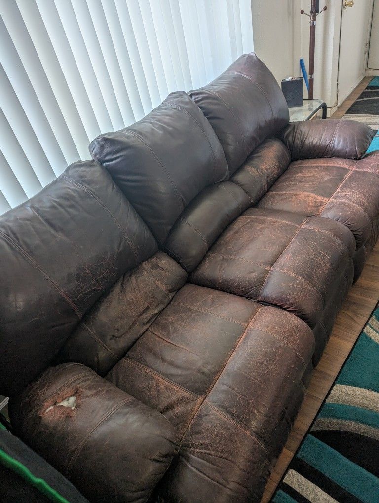 Recliner And Couch, Pick Up Needed