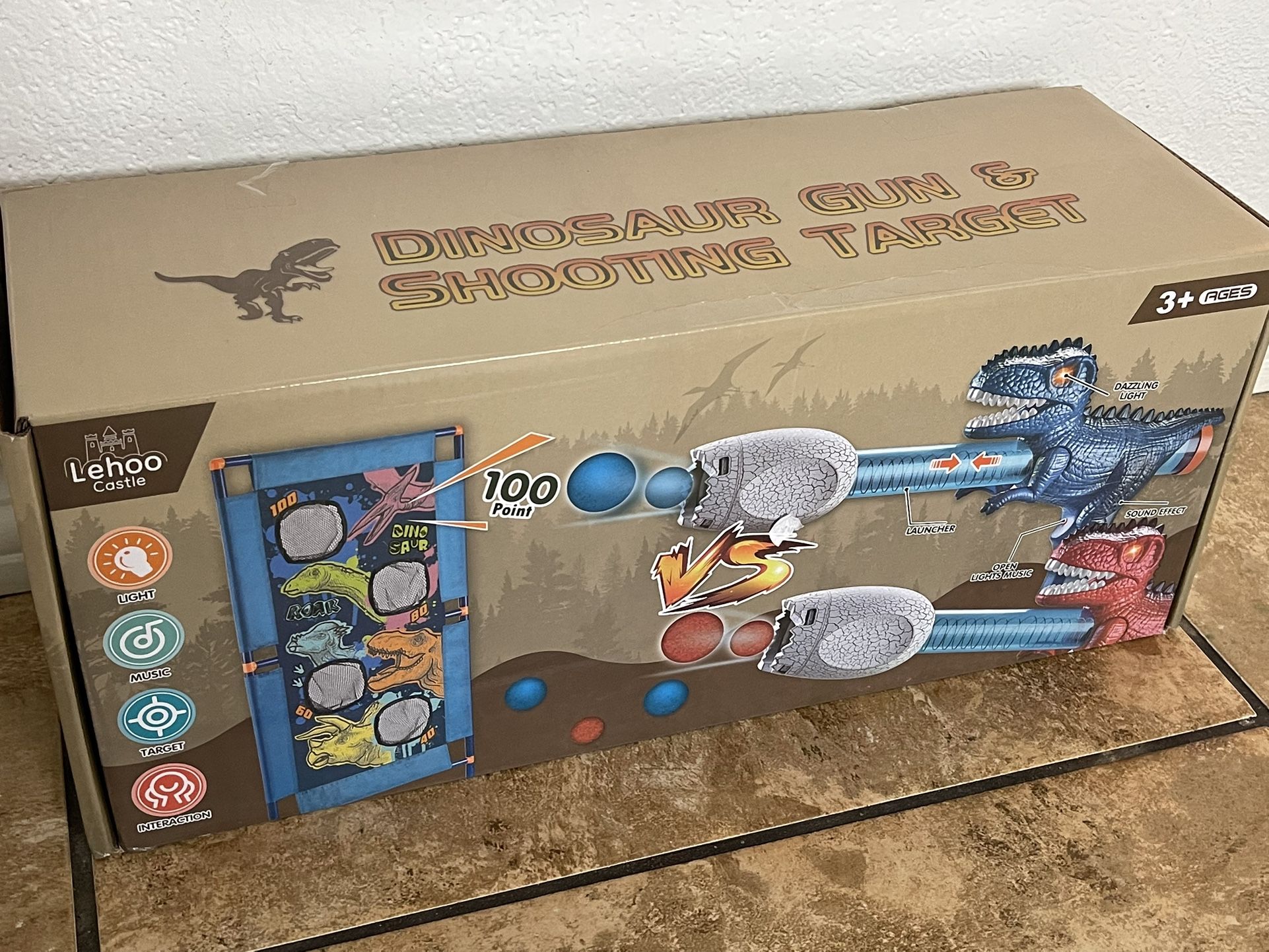 Dinosaur Nerf Gun With Target 🎯