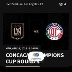CONCACAF Champions Cup Semifinal Toluca vs. LAFC