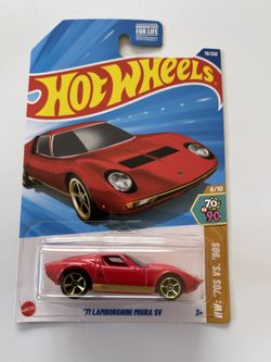 Hot Wheels 71 LAMBORGHINI MIURA SV