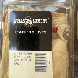 Wells Lamont Leather Gloves