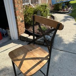 4 Rustic Bar Stools