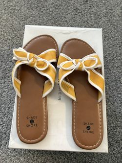 Shade And Shore Yellow Shoes Size 6