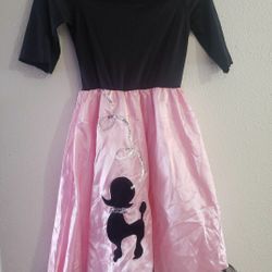 50s Girls Poodle Dress up costume