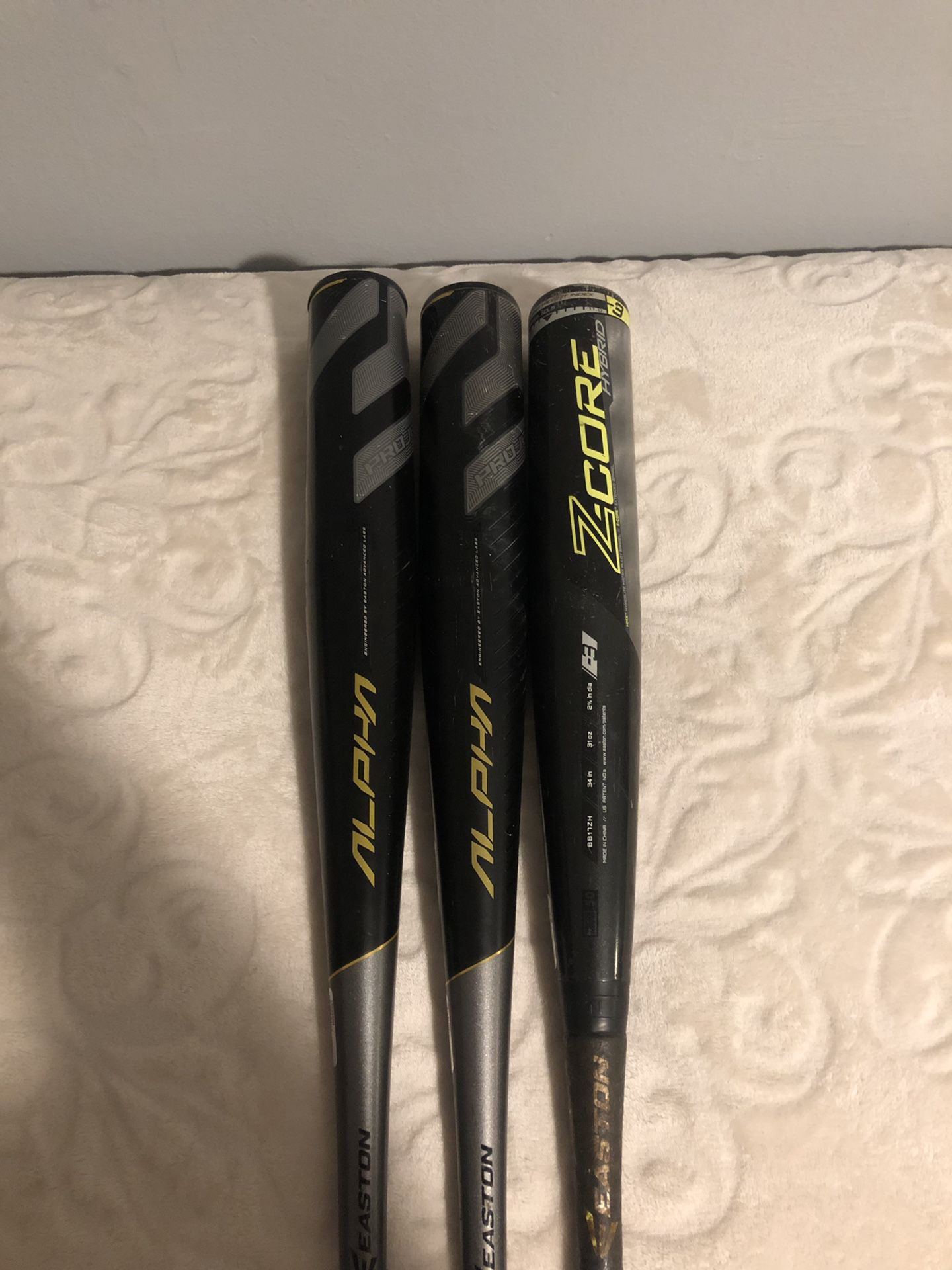 Easton baseball bats