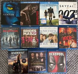 Blu-ray DVD lot of 9