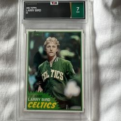 1981 topps 2nd Year Larry Bird