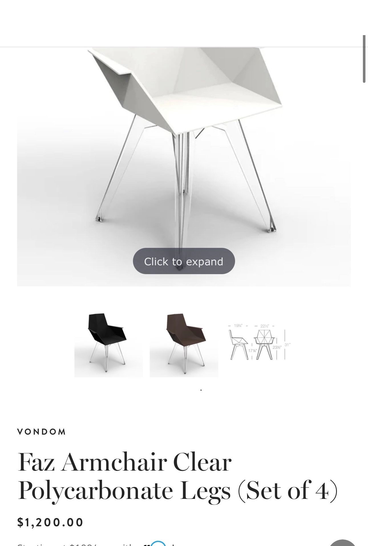 New - FAZ DINING CHAIR WITH CLEAR LEGS -side Guest Lobby Office Chair