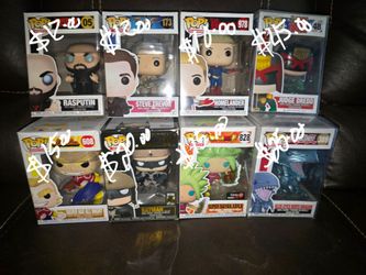 Funko Pop Vinyl Figures Lot of 8