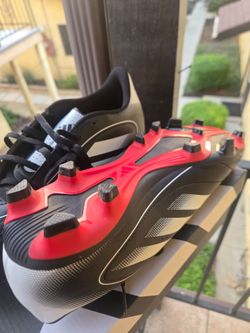 Adidas Soccer Cleats Black and Red