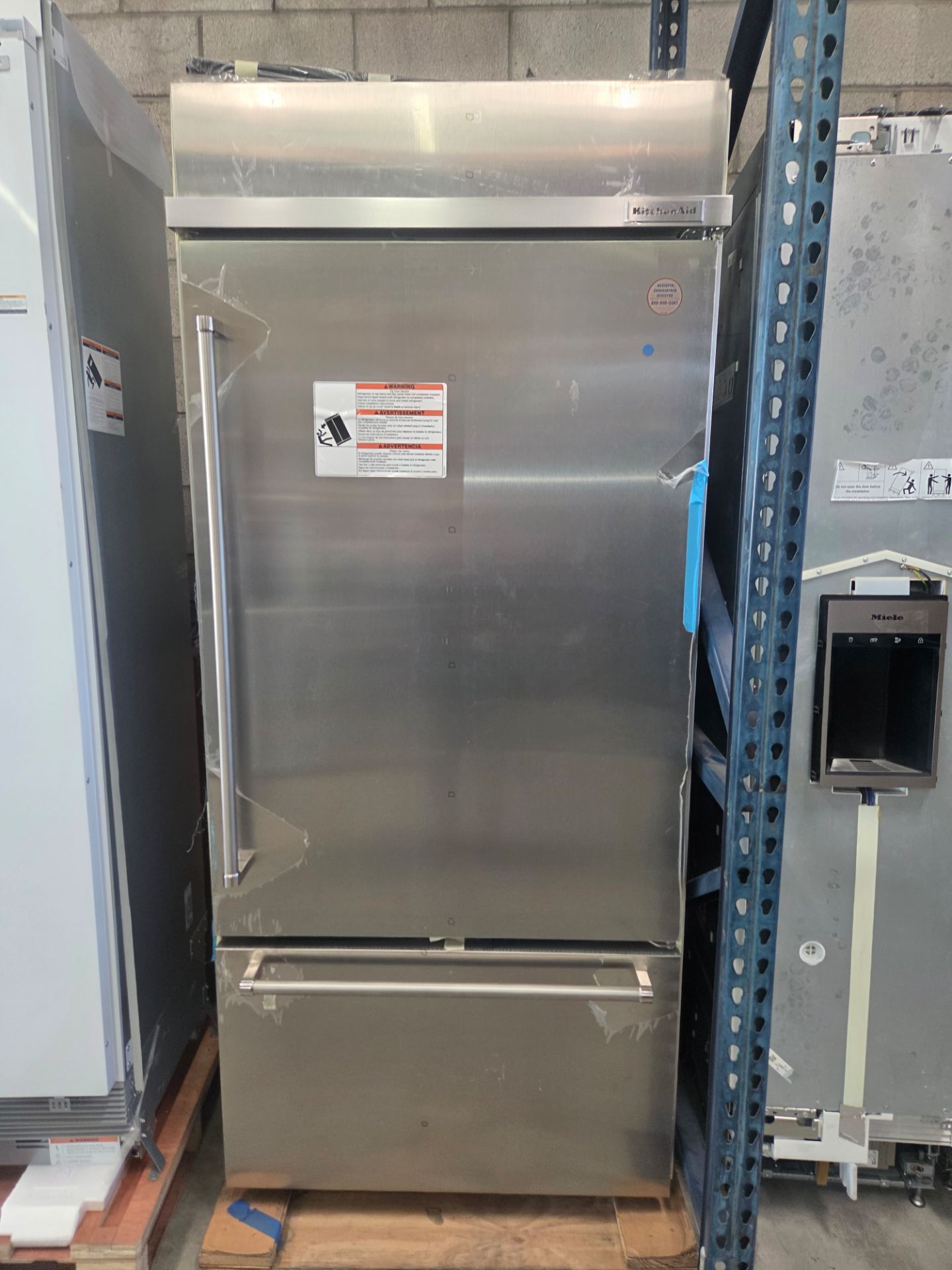 KitchenAid built-in refrigerator listed by Appliance Station