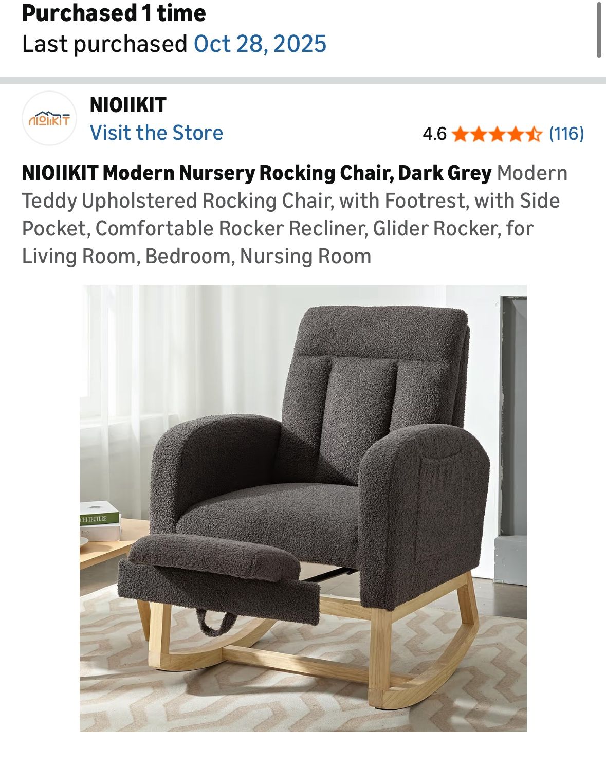  Nursery Rocking Chair 