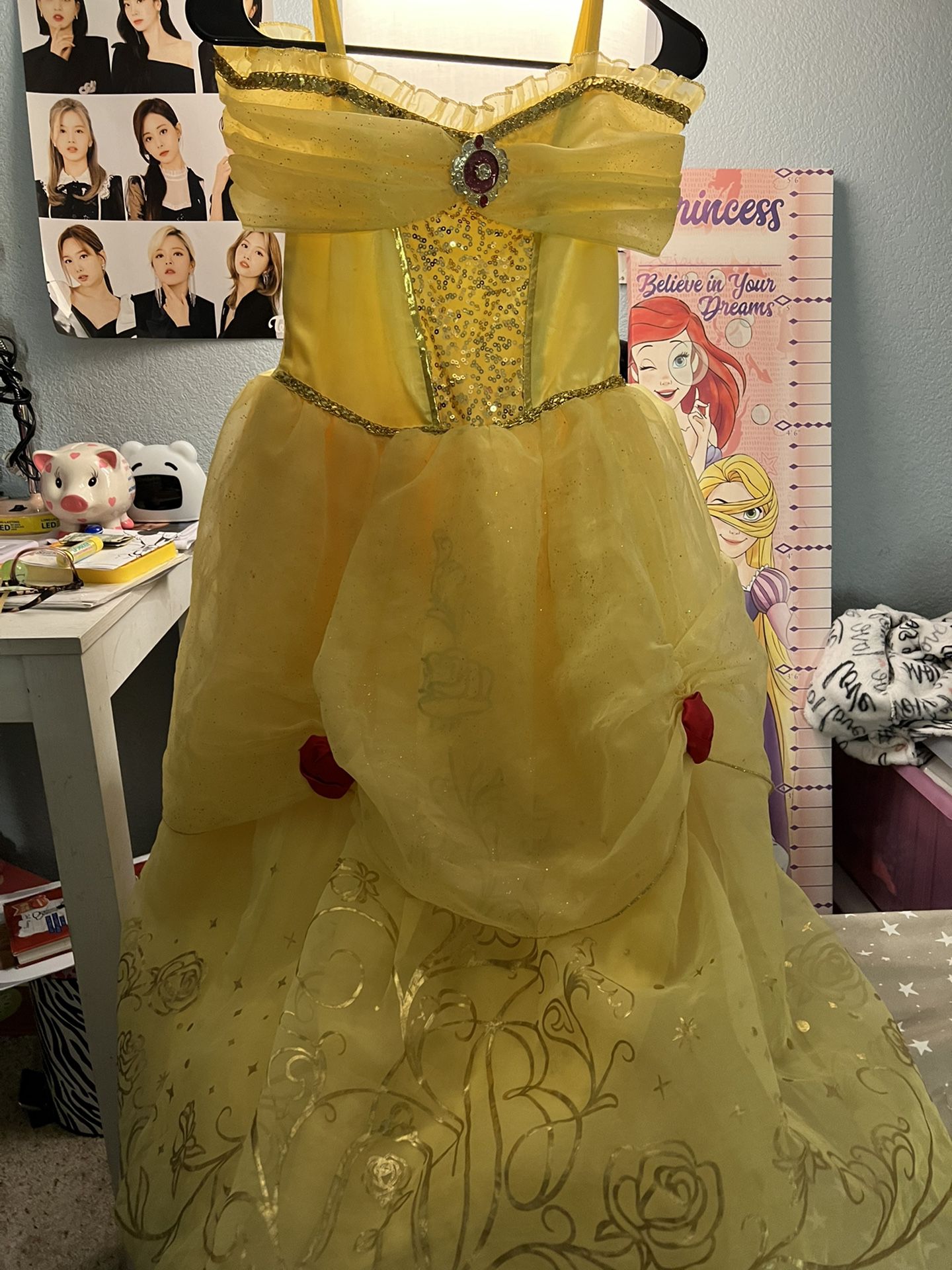 Disney Princess Belle Ball Gown - Kids, Girls Costume 